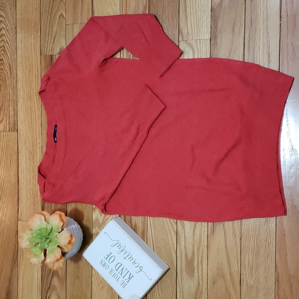 GAP Orange Boat Neck Sweater